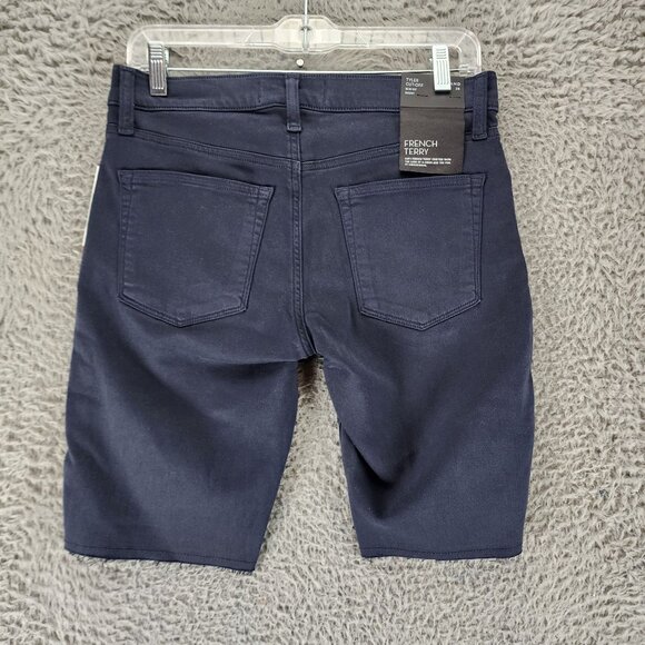 J Brand Shorts Mens 28 Keckly Depth Blue Stretch Tyler Cut Off Slim Fit *NWT* - Picture 10 of 16